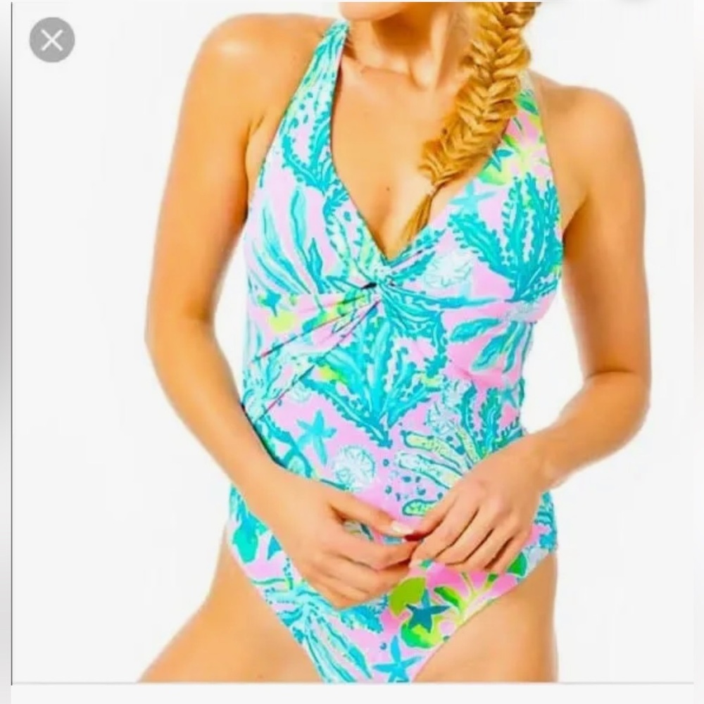 NWT Lilly Pulitzer Malvie one piece Mandevilla baby hipnautic size 10